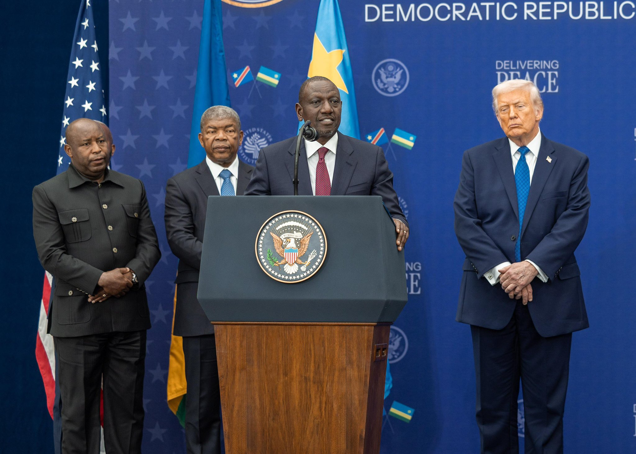 Ruto praises Washington deal as hope to end eastern DRC conflict